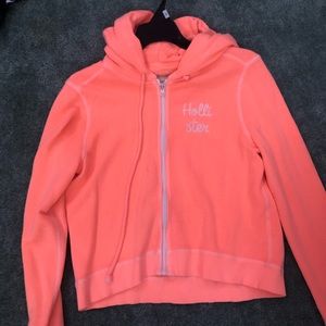 bright hollister zip up